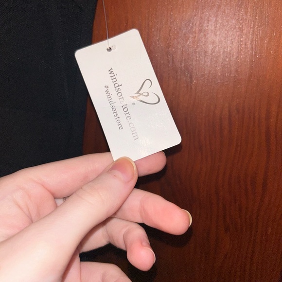 Windsor Alexia Formal High Slit Illusion Dress - Picture 2 of 7